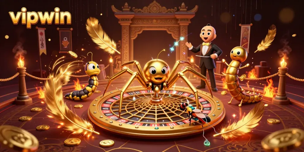 Engage in thrilling bets at a VIPWIN casino, featuring interactive games and a vibrant atmosphere.