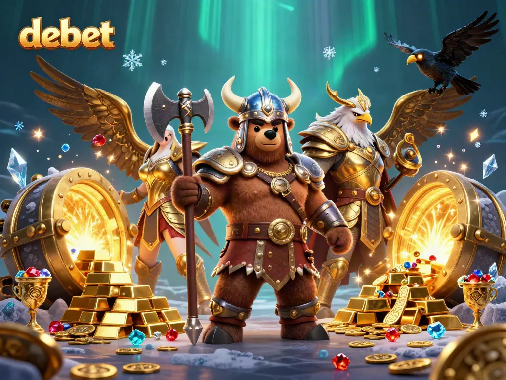 Engage with epic gaming adventures in Debet’s vibrant casino world, featuring dynamic 3D characters.